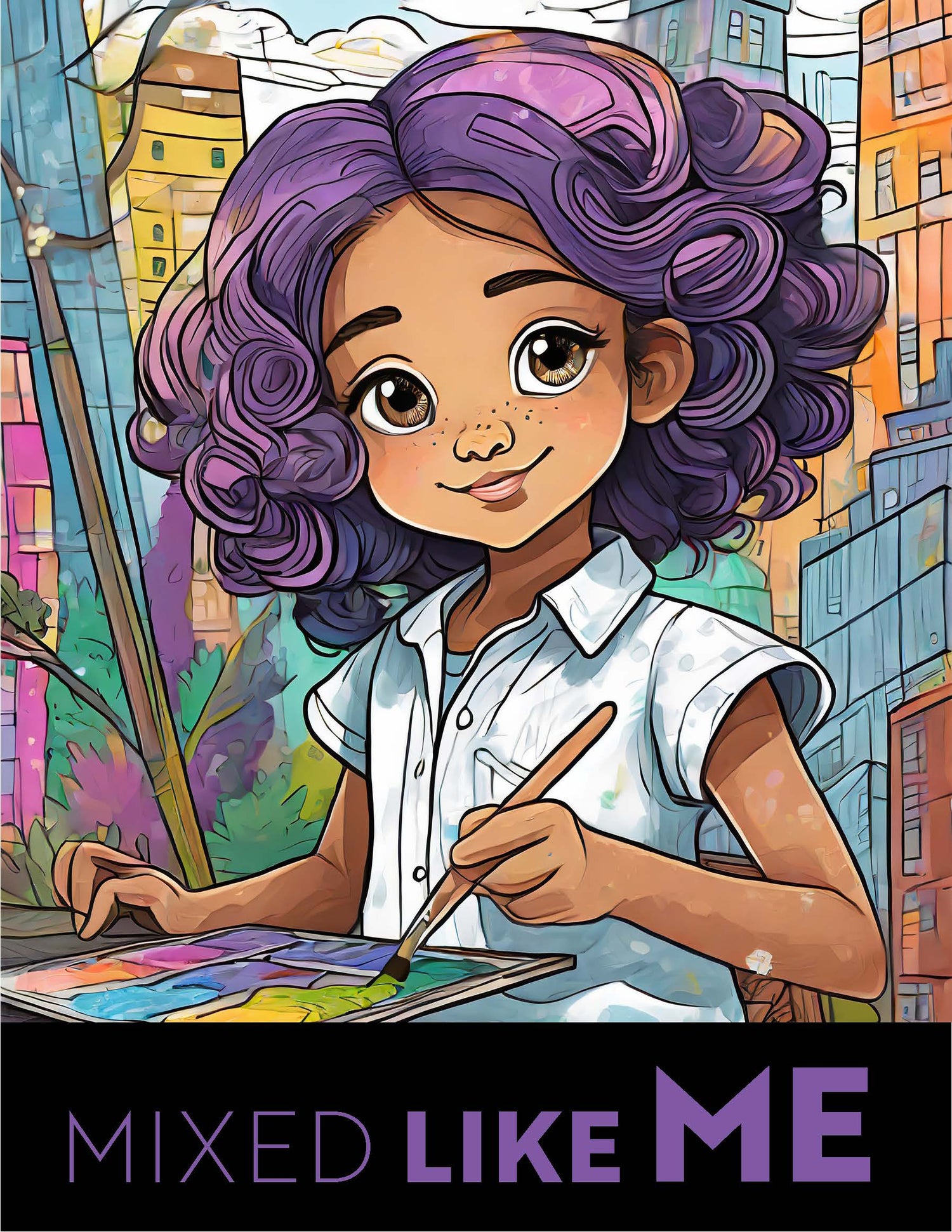 Mixed Like Me Colouring Book