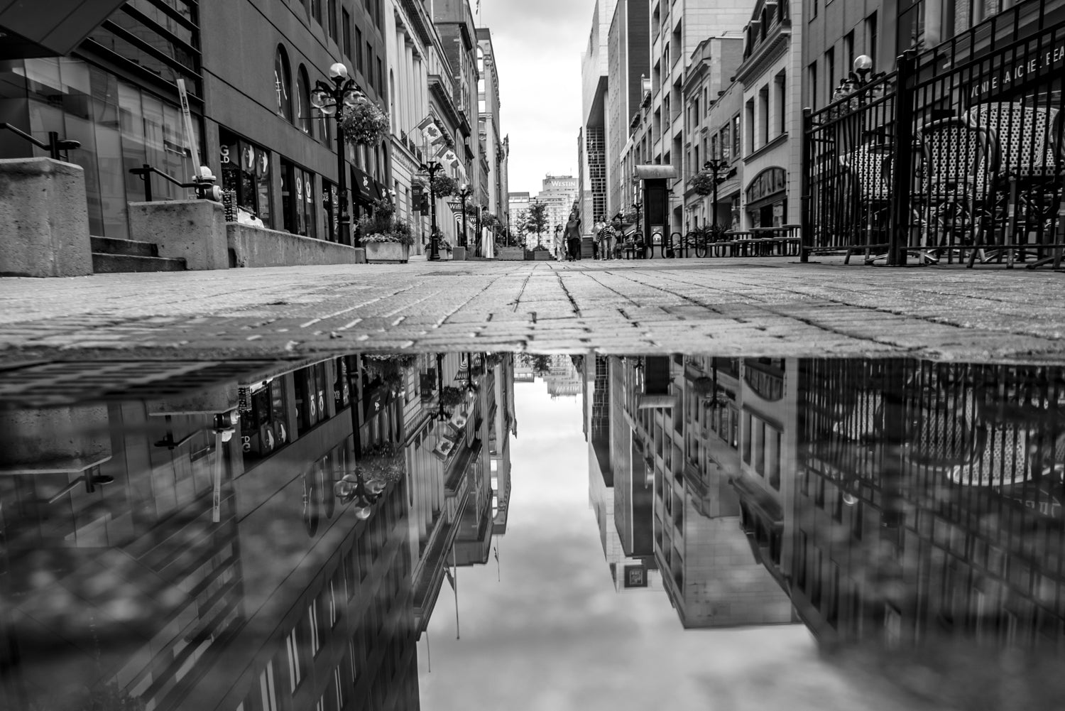 Street level view of Spark St. in Ottawa, ON