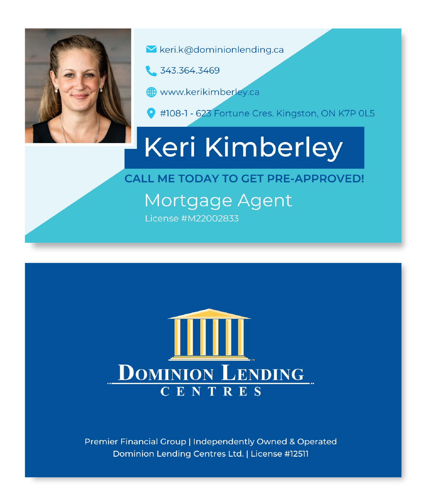 Dominion Lending Business Cards