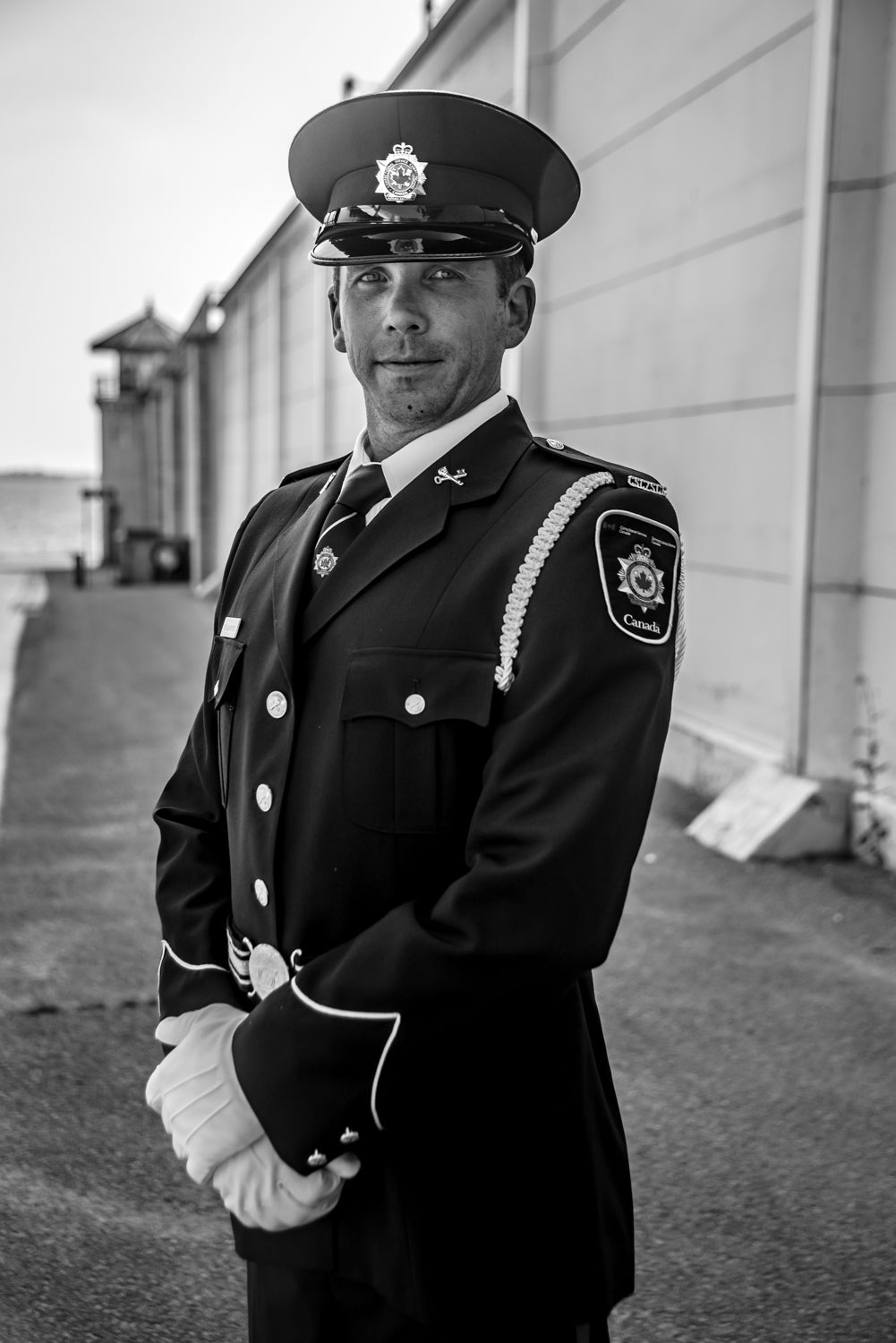 Correctional Officer in parade dress uniform