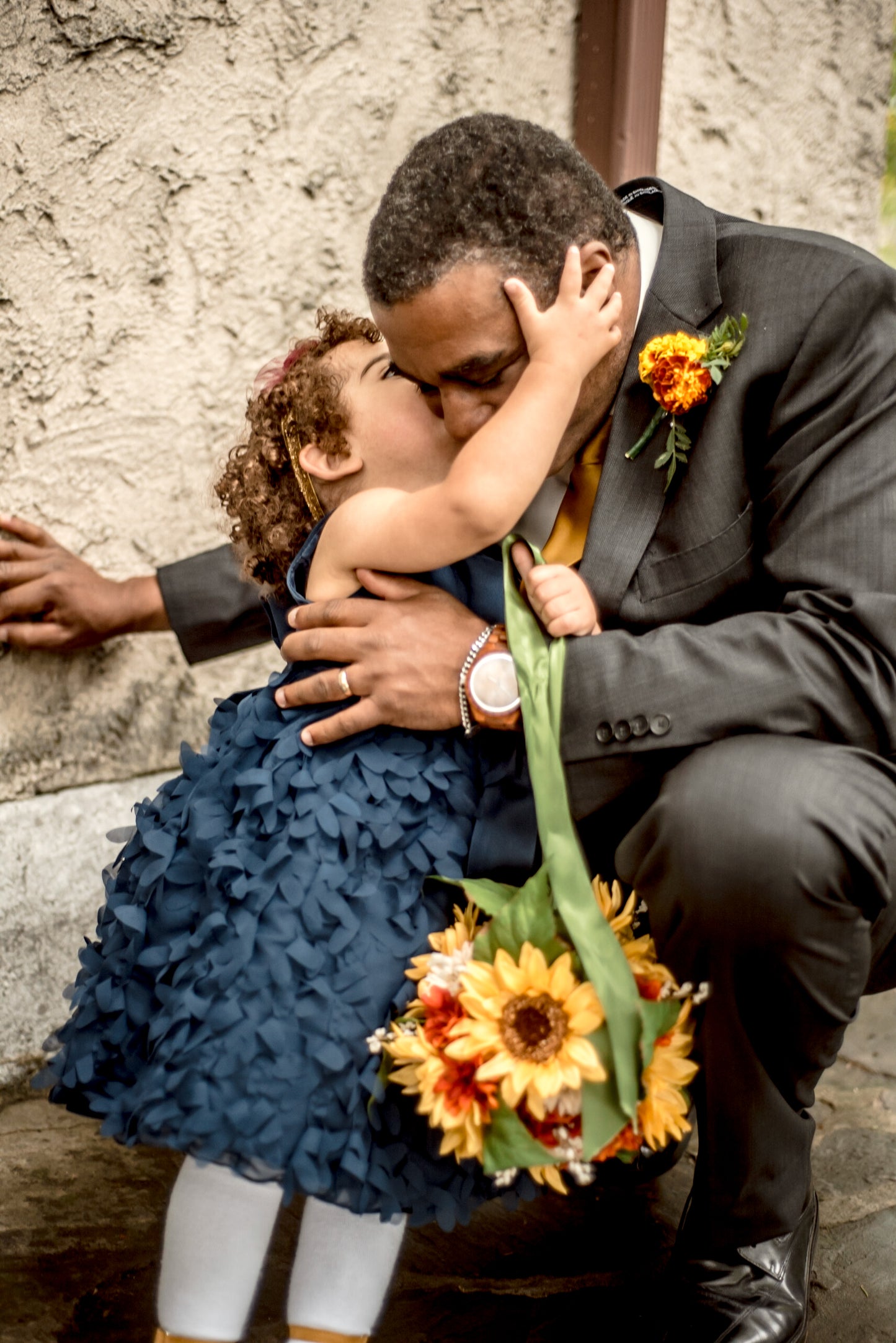 A Flower Girl's Kiss