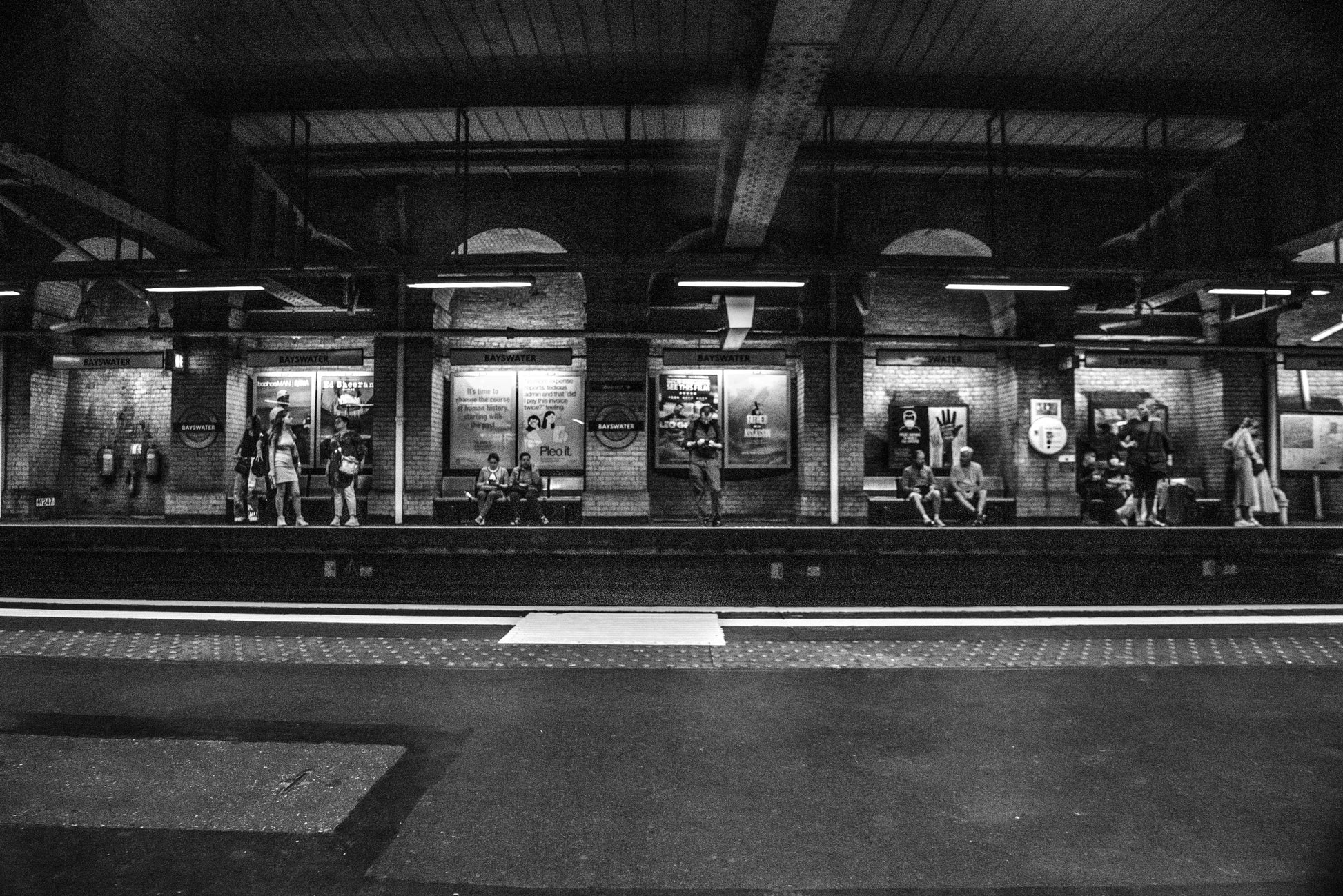 London Underground at Bayswater Station